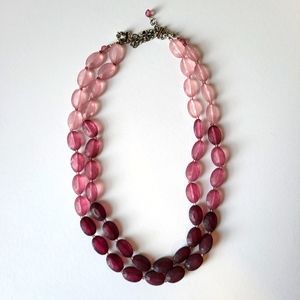 Vintage Costume Jewelry, Pink, Red, Dark Red
